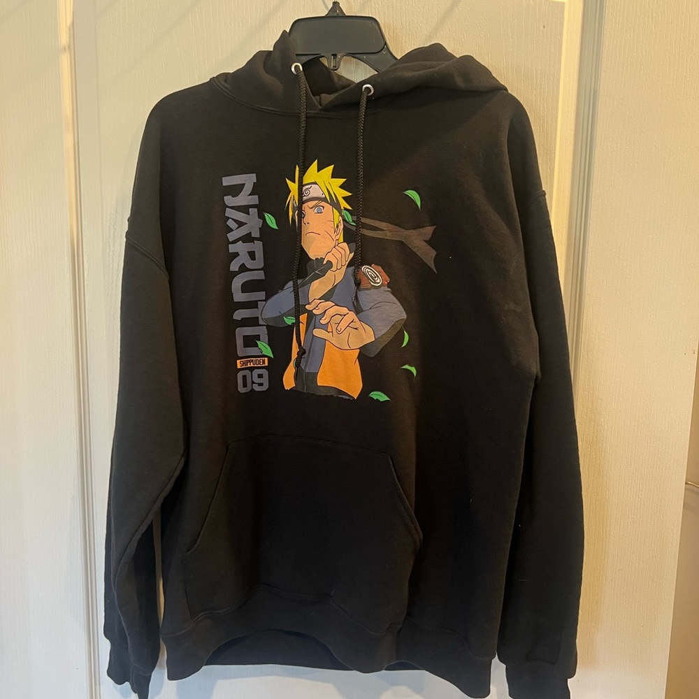 Naruto Shippuden Hooded Sweatshirt. Unisex. Size large
